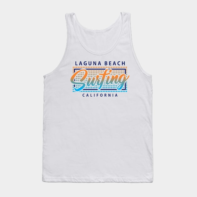 Surfing Tank Top by Illusion Art